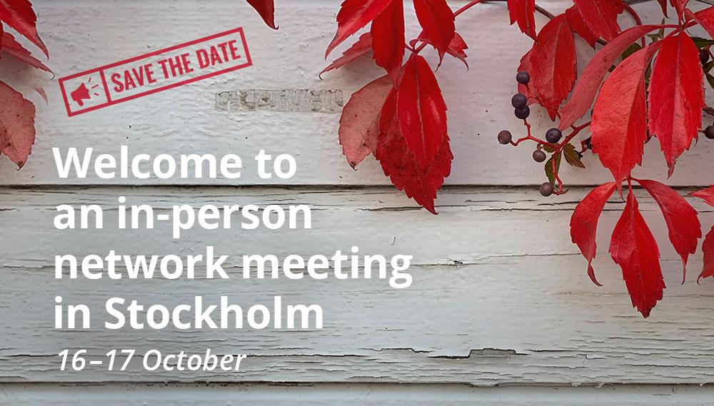 Network meeting in Stockholm 2024