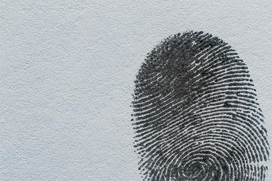 Graphic of a fingerprint